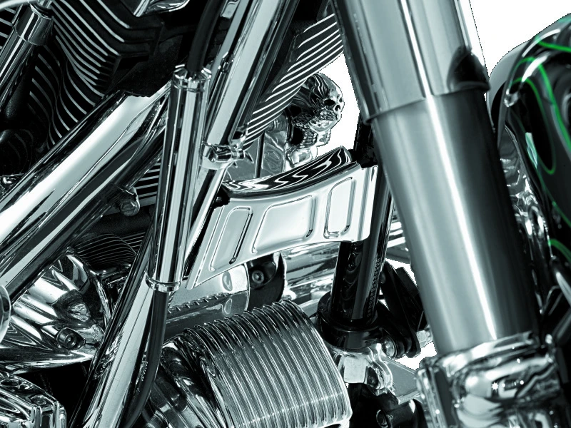 Kuryakyn Downtube Cross Brace Cover für 99-13 Touring Chrome