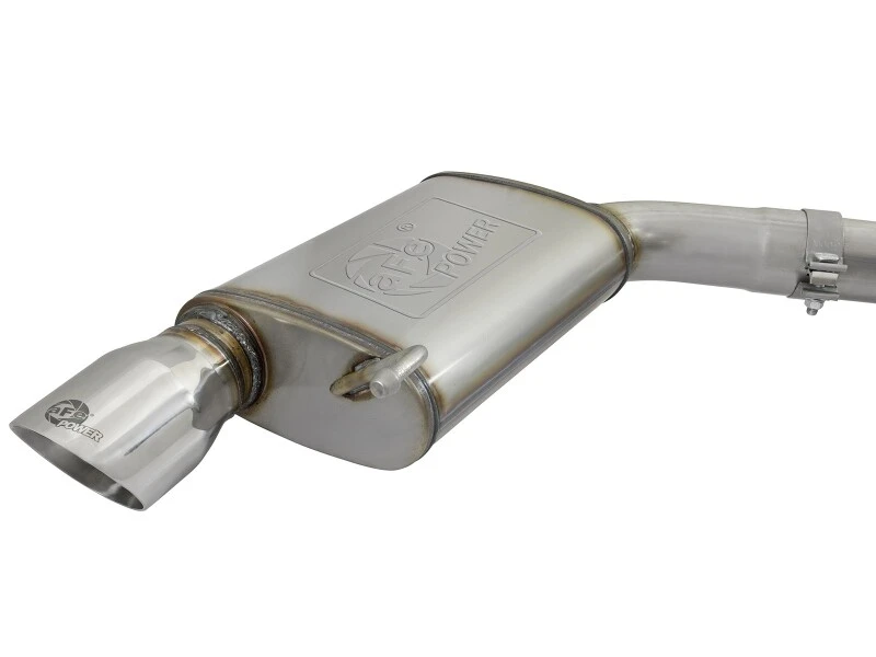 aFe MACHForce XP 3-Zoll-Sport-Ton Cat-Back Auspuffanlagen mit polierten Endrohren 15-17 Ford Mustang V6/V8