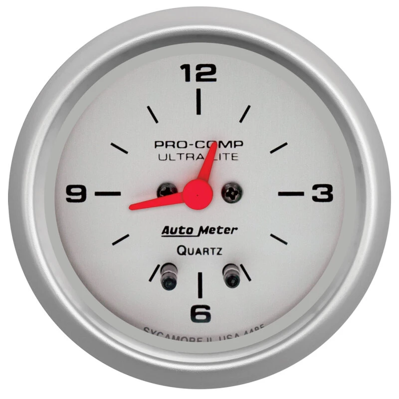 Autometer Ultra-Lite 66.7mm 12V Short Sweep Electronic Clock