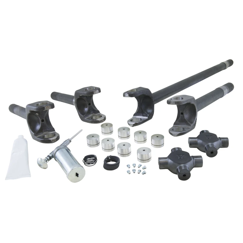 USA Standard 4340 Chrome-Moly Replacement Axle Kit for 88-98 Ford Dana 60 Front with Super Joints