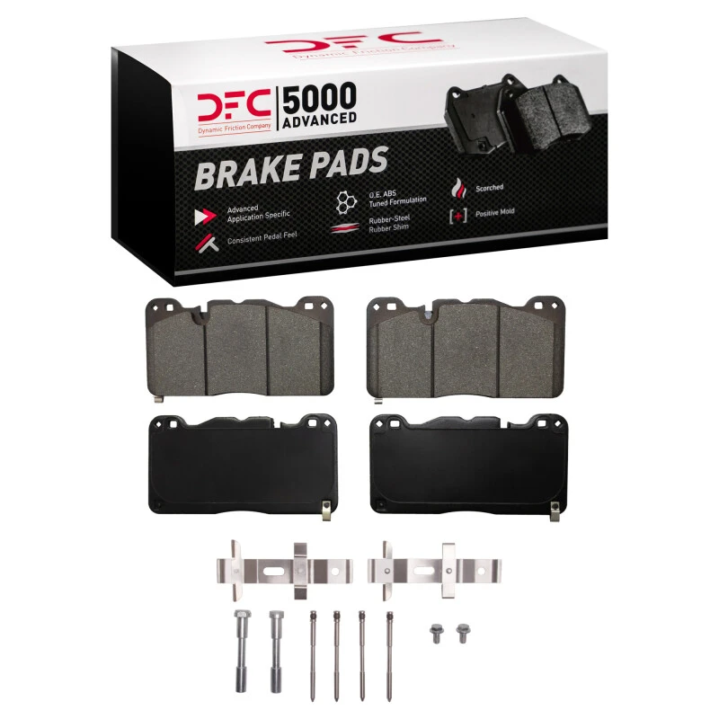 DFC 22-25 Cadillac CT5 Front 5000 Advanced Low Metallic Brake Pads and Hardware Kit