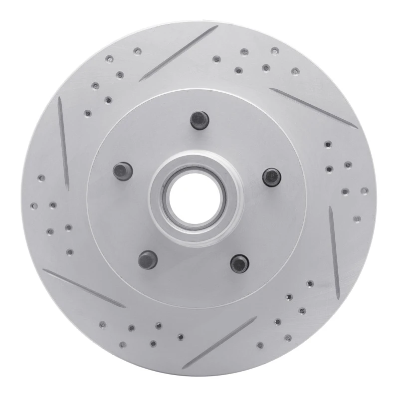 DFC 69-96 Buick Estate Wagon Front Right Drilled & Slotted Geoperformance Rotor