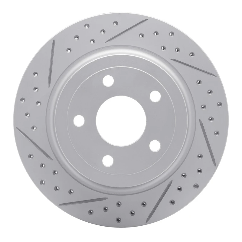 DFC 08-10 Chevrolet Cobalt Rear Right Drilled & Slotted Geoperformance Rotor