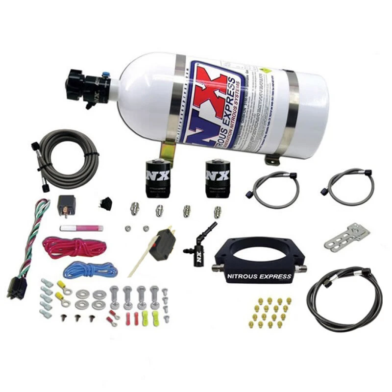 Nitrous Express LT2 C8 Nitrous-Platten-Kit (50-300PS) mit 10lb-Flasche
