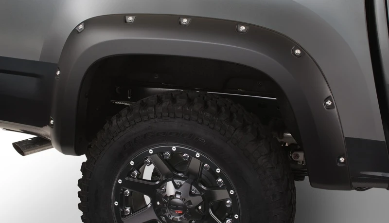 Bushwacker 15-18 GMC Canyon (ohne ZR2) Fleetside Pocket Style Flares 2-teilig 74,0in Bett - Schwarz