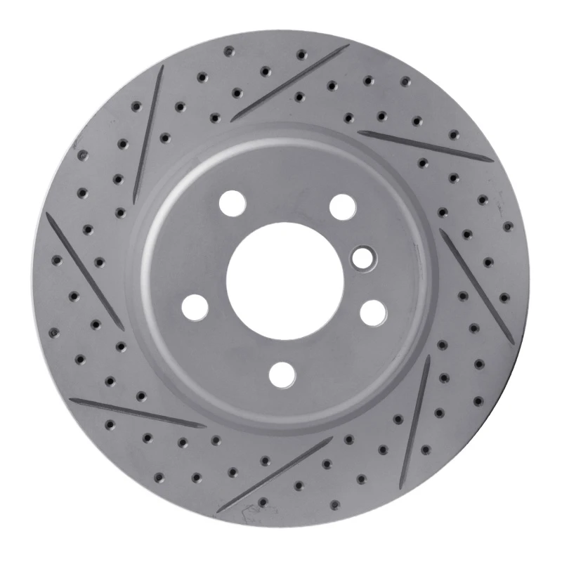 DFC 11-16 BMW 528I Front Right Drilled & Slotted Geoperformance Rotor