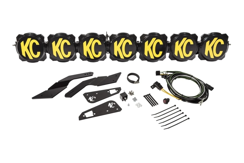 KC HiLiTES Can-Am X3 45 Zoll Pro6 Gravity LED 7-Licht 140W Kombi-Strahl Überkopf-Leuchten-System