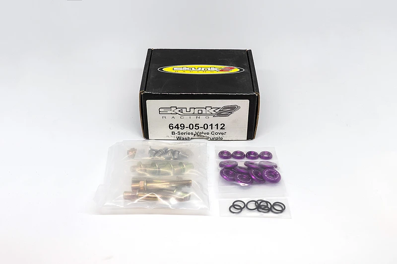 Skunk2 Valve Cover Gasket Set for Honda B-Series Purple