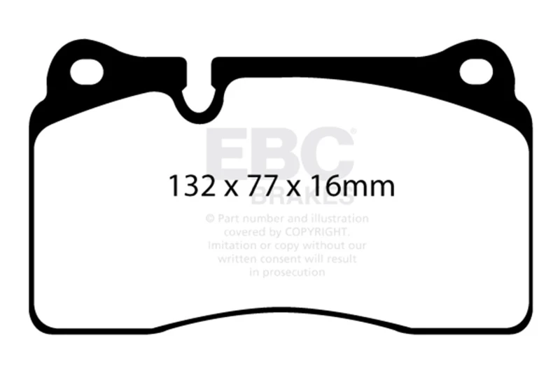 EBC Racing 11-13 Audi RS3 (8P) RP-1 Race Front Brake Pads