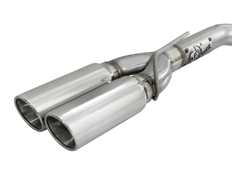 aFe Vulcan Serie 4-3 Zoll 304SS Auspuff Kat-Back mit Polierten Endrohren 2019 GM Silverado/Sierra 1500 V8-6.2L