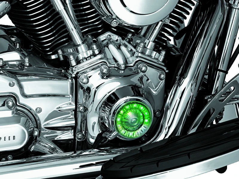 Kuryakyn Tappet Block Accents für Twin Cam Chrome