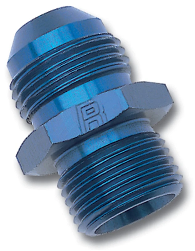 Russell Performance -16 AN Flare auf 22mm x 1,5 Metrisches Gewinde-Adapter (Blau)
