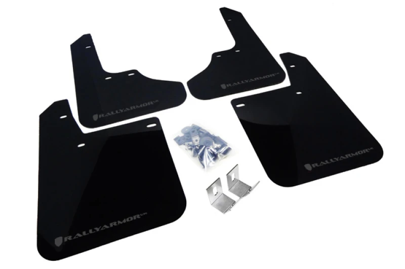 Rally Armor Black UR Mud Flap w/Grey Logo for 93-01 Subaru Impreza RS