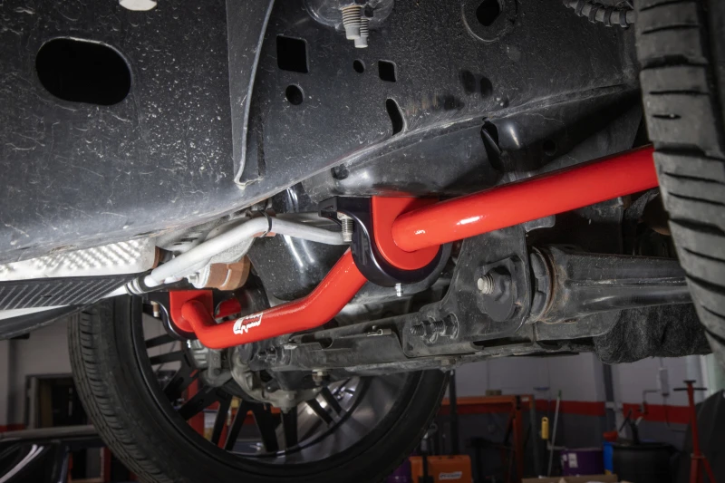 UMI Performance 21-24 Ford F-150 1 3/8in Solid Front Sway Bar - Red