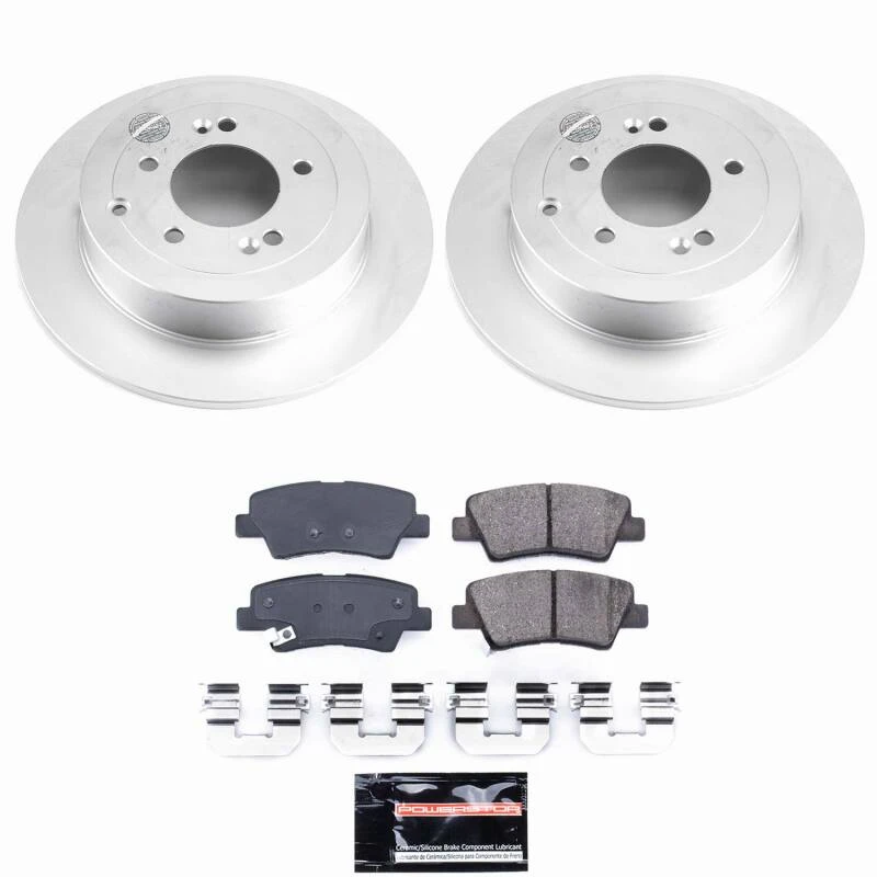 Power Stop 16-18 Hyundai Tucson Rear Z23 Coated Brake Kit
