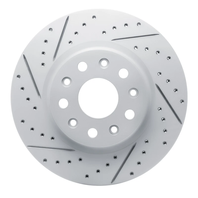 DFC 18-25 Jeep Wrangler Front Left Drilled & Slotted Geoperformance Rotor