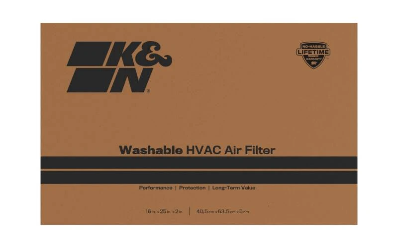 K&N HVAC Filter 16 X 25 X 2 Merv 8