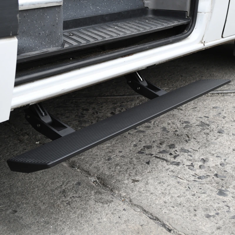 RealTruck 13-18 Mercedes-Benz Sprinter 2500/3500 Van 3dr VoltStep Electric Running Board Kit - Tex Blk