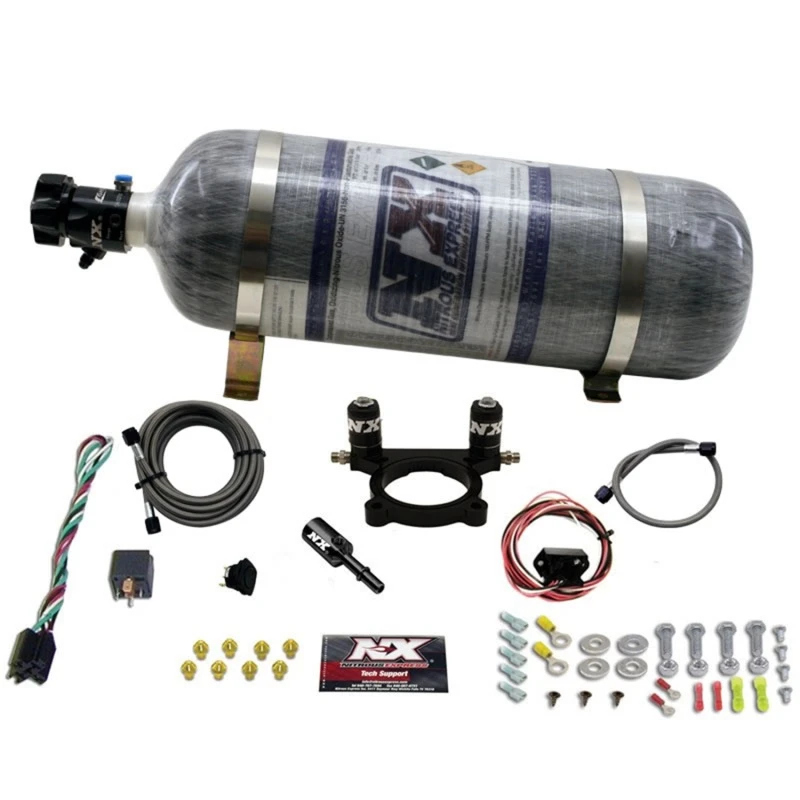 Nitrous Express 13-16 Dodge Dart 2.0L Nitrous-Plate-Kit (35-100PS) mit Composite-Flasche