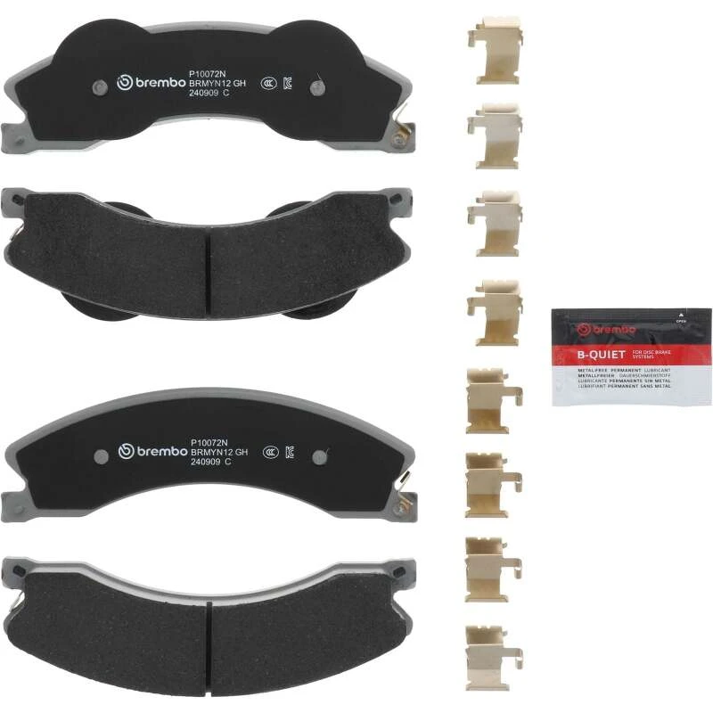 Brembo 09-17 Chevrolet Silverado 2500 HD/GMC Sierra 2500 HD/Silverado 3500 HD Front NAO Brake Pad