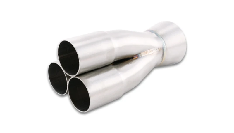 Vibrant 3-1 Sammelkrümmer 1,50 Zoll Einlass-ID 2,00 Zoll Merge-OD 2,00 Zoll Auslass-OD