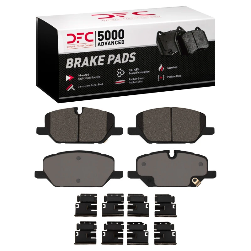 DFC 20-25 Cadillac XT4 Front 5000 Advanced Low Metallic Brake Pads and Hardware Kit