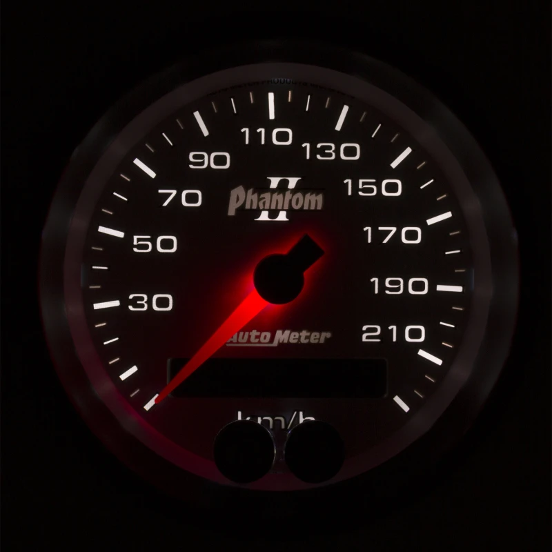 Autometer Phantom II 3-3/8in 0-225KM/H (GPS) Speedometer Gauge