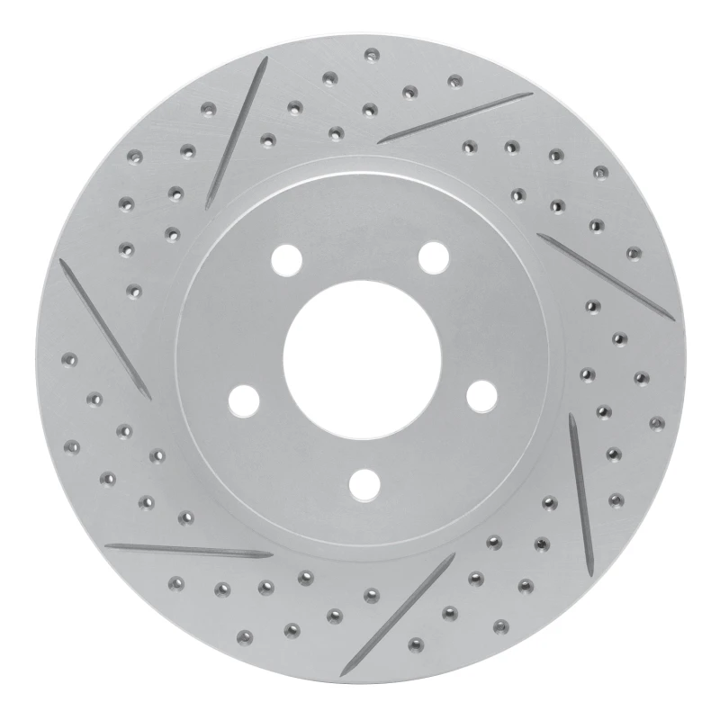 DFC 05-12 Ford Escape Front Left Drilled & Slotted Geoperformance Rotor