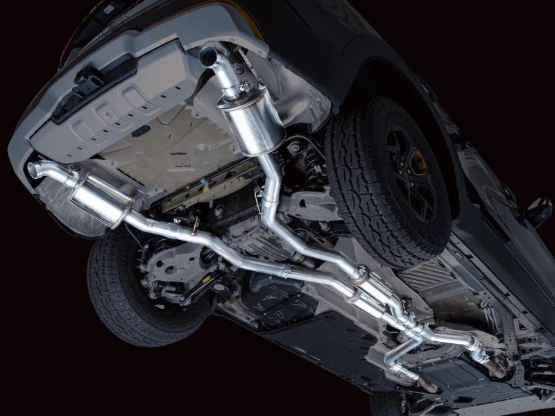 AWE Tuning 2021+ Ford Explorer Tremor 3.0TT 0FG Dual Rear Exit Exhaust w/ Bash Guard