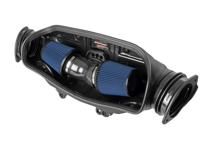 aFe 2020 Chevrolet Corvette C8 Track Series Carbon Fiber Kaltluftansaugsystem mit Pro 5R Filtern