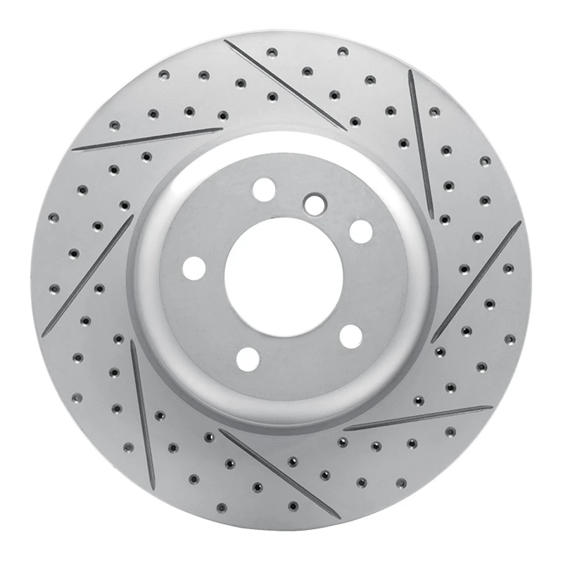 DFC 04-10 BMW 645Ci Front Right Drilled & Slotted Geoperformance Rotor