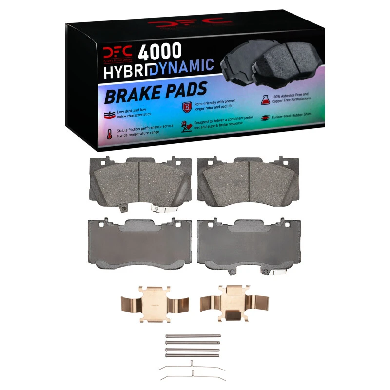 DFC 15-23 Ford Mustang Front 4000 HybriDynamic Brake Pads and Hardware Kit