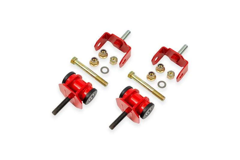 BMR Delrin Motor Mount Kit for 1997-2004 Chevrolet C5 Corvette (Inc. Z06) - Red