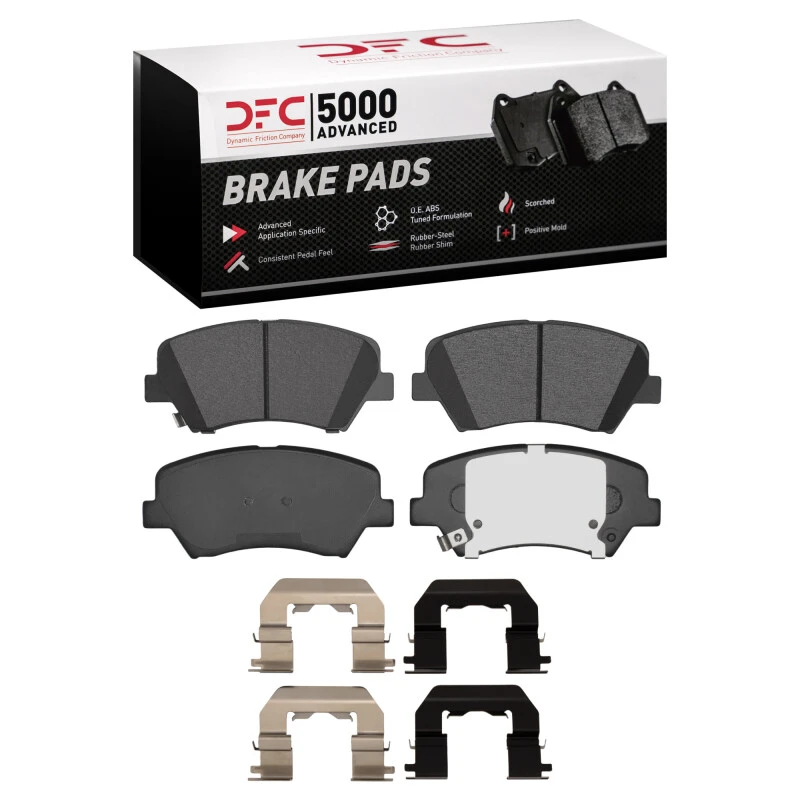 DFC 10-24 Hyundai Elantra Coupe Front 5000 Advanced Ceramic Brake Pads and Hardware Kit