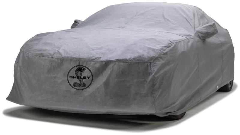 Covercraft 20 Ford Mustang  Custom 5-Layer Indoor Car Cover w/ Blk  Snake Medallion Logo