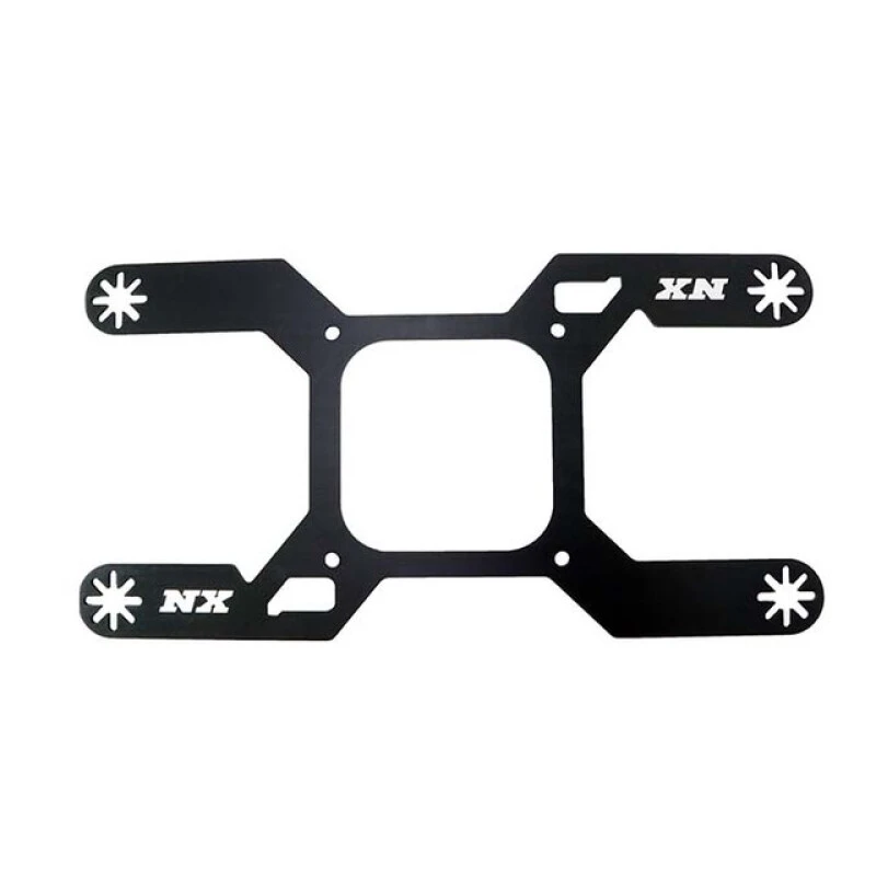 Nitrous Express Carb Plate Solenoid Bracket for Dominator (4 Solenoid)