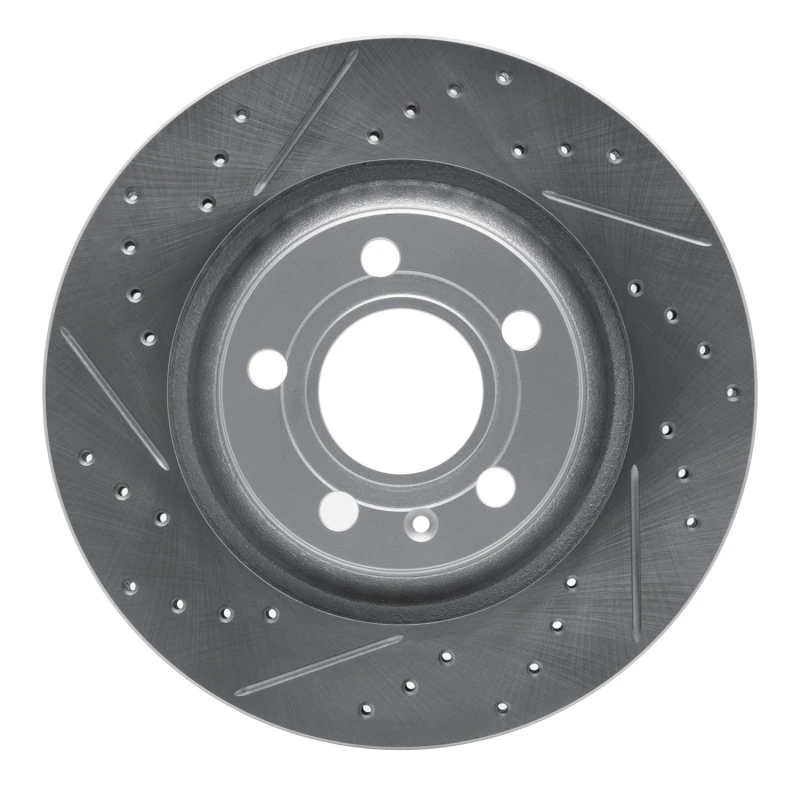 DFC 04-09 Audi S4 Rear Left Drilled & Slotted Geoperformance Rotor