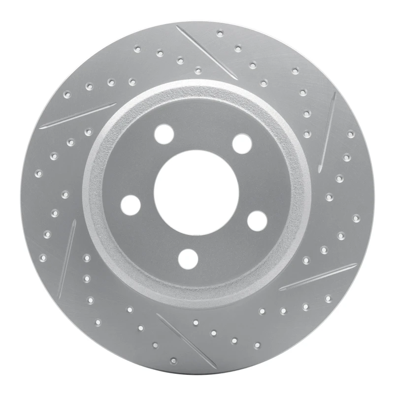 DFC 22-26 Acura Mdx Rear Right Drilled & Slotted Geoperformance Rotor