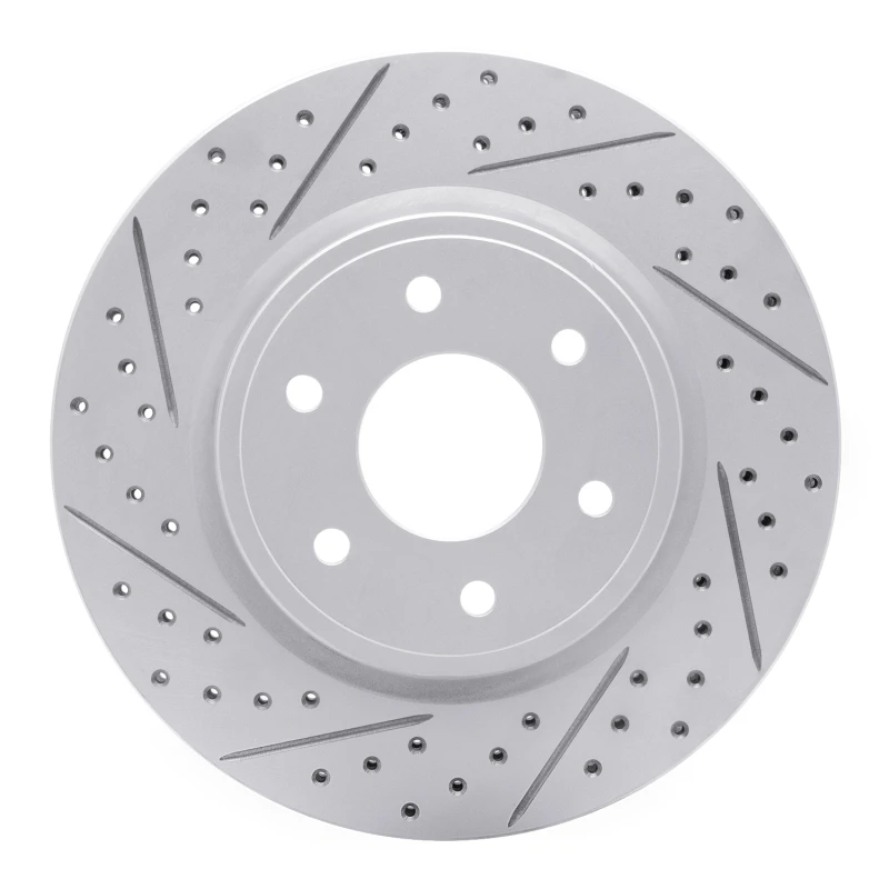 DFC 05-25 Nissan Frontier Front Left Drilled & Slotted Geoperformance Rotor