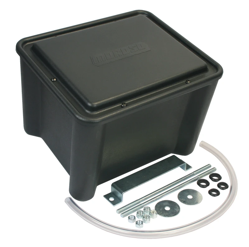 Moroso Sealed Battery Box Black mit Montagezubehör – Schwarz