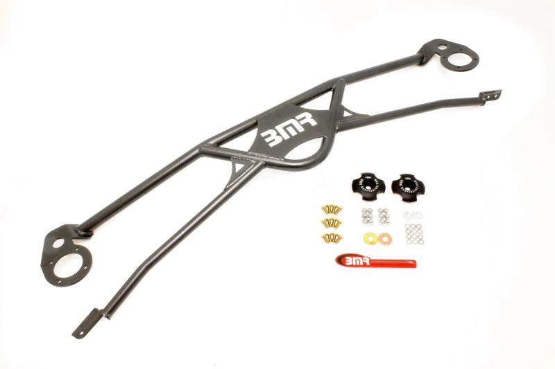 BMR 2010 5. Generation Camaro Vorne 4-Punkt Strut Tower Brace - Schwarz Hammertone