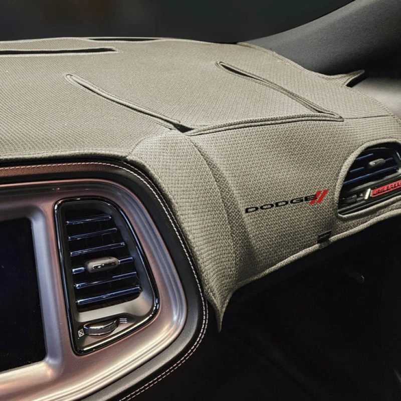Covercraft 15-23 Dodge Challenger Limited Edition Custom Dash Cover with Dodge Logo