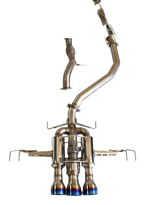 Invidia R400 Single Layer Titanium Tip Full Cat-Back for 22+ Honda Civic Type-R FL5