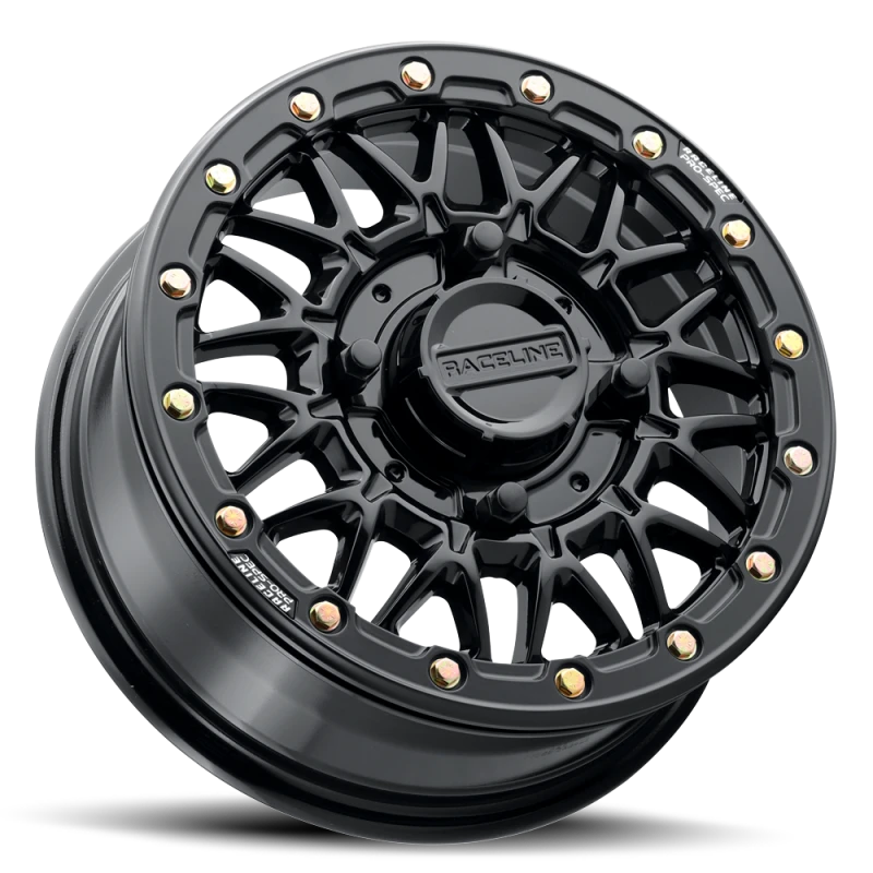 Raceline A15 Omega 15x10in / 6x139.7 BP / 25mm Offset / 78.1mm Bore - Gloss Black