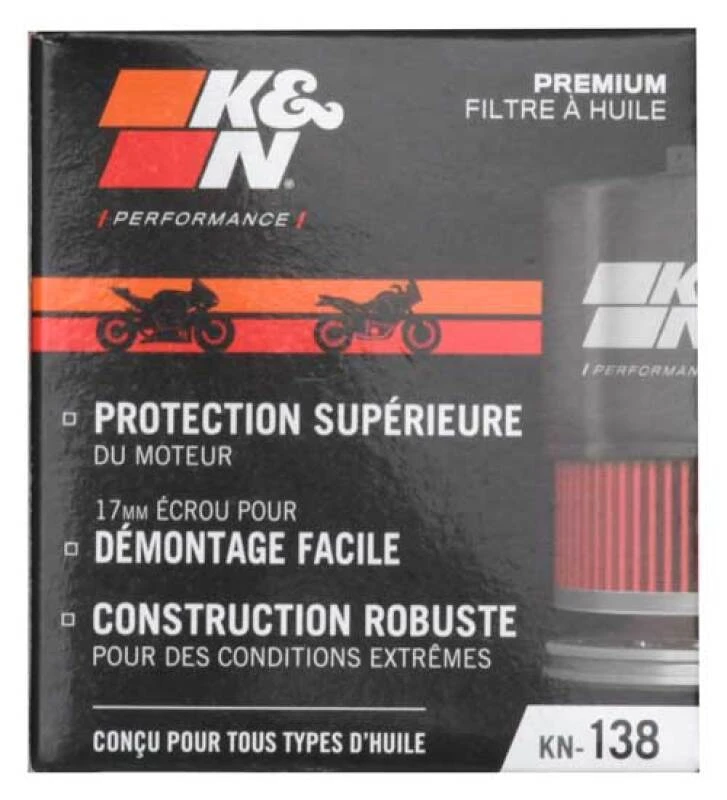 K&N Suzuki / Arctic Cat / Cagiva / Kawasaki / Kymco / Aprilia 2.813in OD x 3.031in H Ölfilter