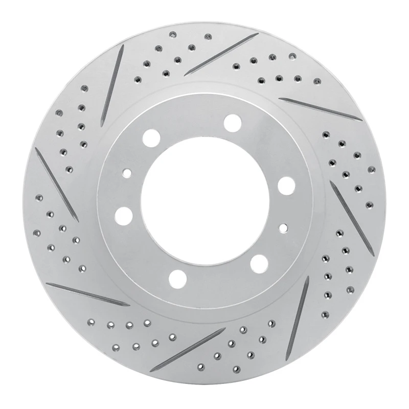 DFC 03-23 Toyota Tacoma Front Left Drilled & Slotted Geoperformance Rotor