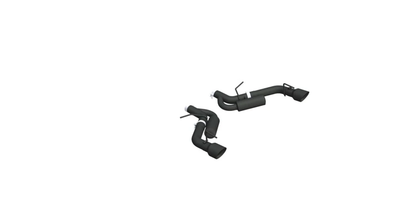 MBRP 16-19 Chevrolet Camaro SS Doppel-Ausgang Axle Back mit 4,5-Zoll-OD-Tipps - Schwarz (Non-NPP-Modelle)
