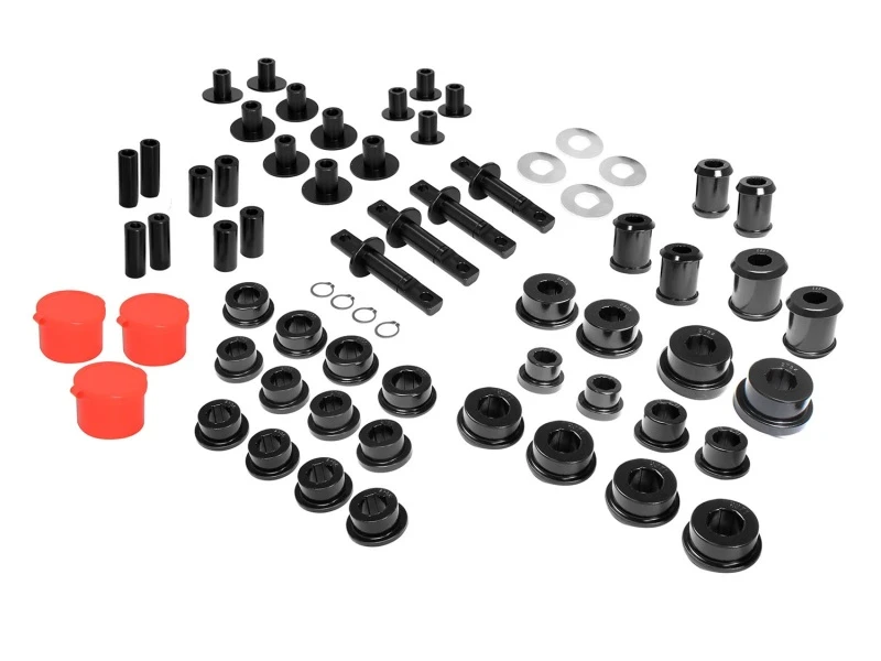 aFe Control Control Arm Bushing/Sleeve Set 97-13 Chevrolet Corvette C5/C6 Schwarz