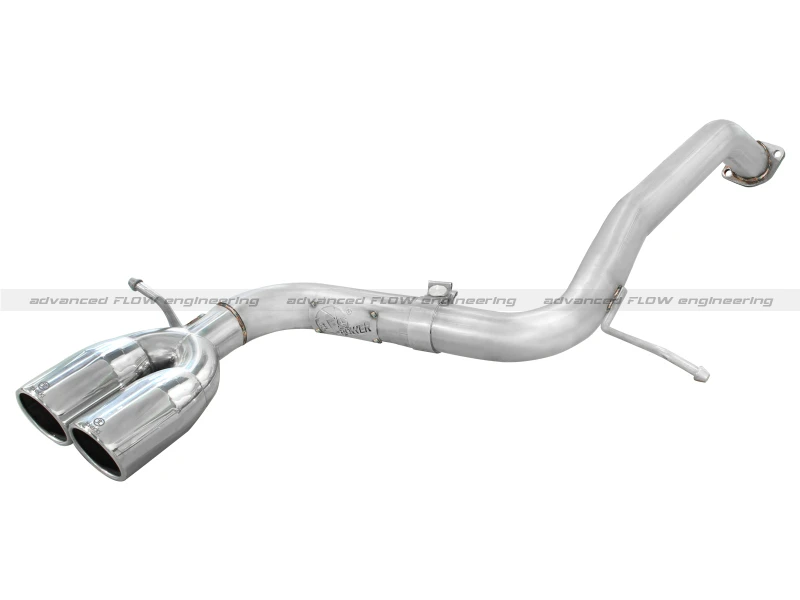 aFe Takeda Auspuff Axle-Back 08-14 Scion xB L4 2.4L 304SS Polierte Doppel-Tipps Auspuff