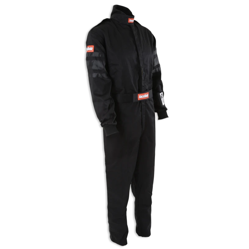 RaceQuip Black SFI-1 1-L Suit - 2XL